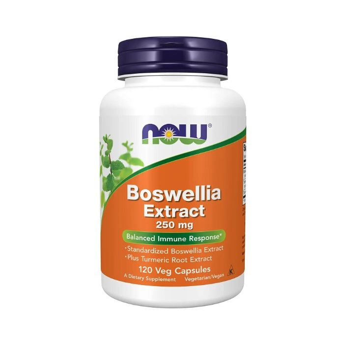 NOW Boswellia Extract 250mg Balanced Immune Response Support 120 Caps - supplemynts.com