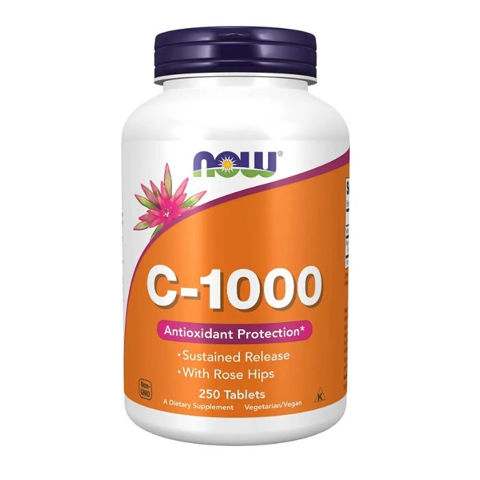 NOW C-1000 Antioxidant Protection Sustained Release 250 Tablets - supplemynts.com