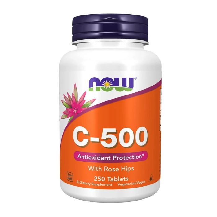 NOW C-500 Rose Hips Antioxidant Protection Supplement 250 Tablets - supplemynts.com