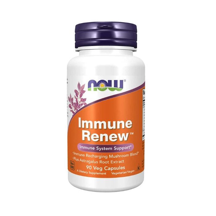 NOW Immune Renew Supplement Astragalus Root Extract 90 Veggie Caps - supplemynts.com