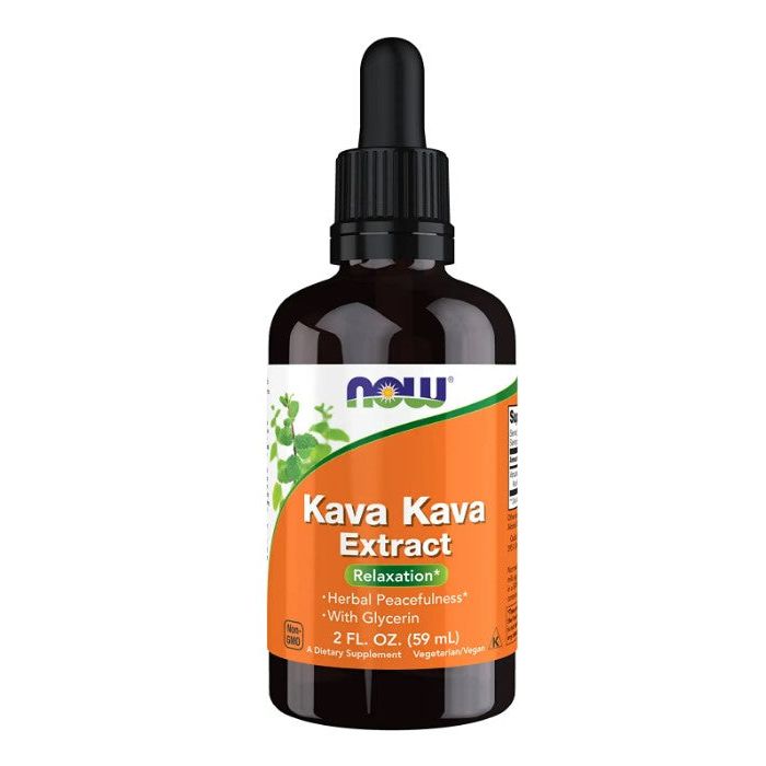 NOW Kava Kava Liquid Extract 2 Oz Relaxation Supplement - supplemynts.com