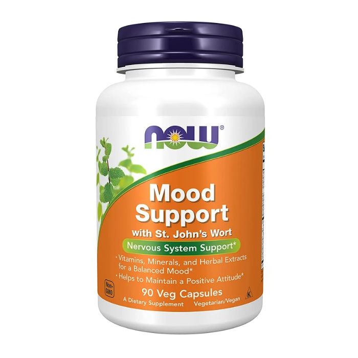 NOW Mood Support with St. John's Wort 90 Veg Caps - supplemynts.com