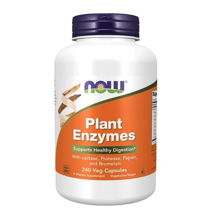 NOW Plant Enzymes 240 Veggie Caps Support Digestive - supplemynts.com