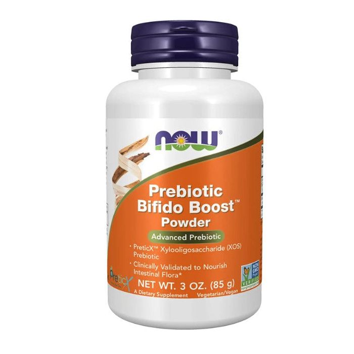 NOW Prebiotic Bifido Boost Powder Advanced Prebiotic 3 Oz - supplemynts.com