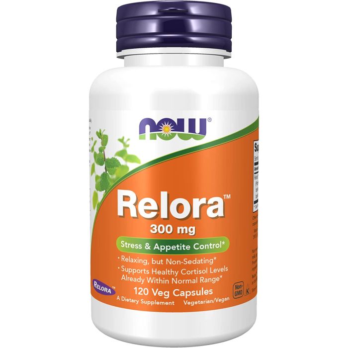 NOW Relora 300mg Stress & Appetite Control Supplement 120 Veggie Caps - supplemynts.com