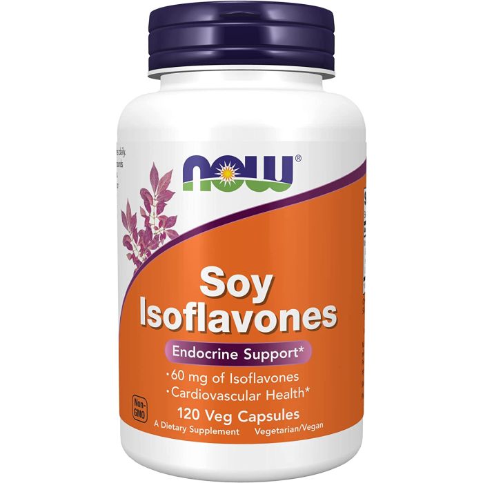 NOW Soy Isoflavones Endocrine Support 120 Veggie Caps - supplemynts.com