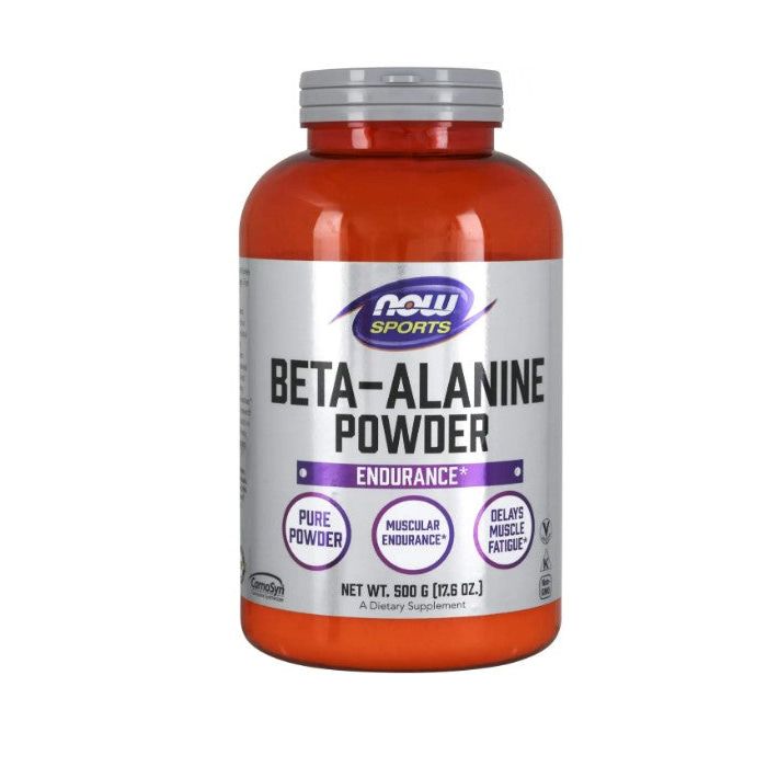 NOW Sports Beta Alanine Powder 500 G Endurance Supplement - supplemynts.com