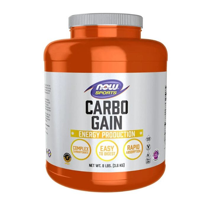 NOW Sports Carbo Gain Powder 8 Lbs Energy Production Supplement - supplemynts.com