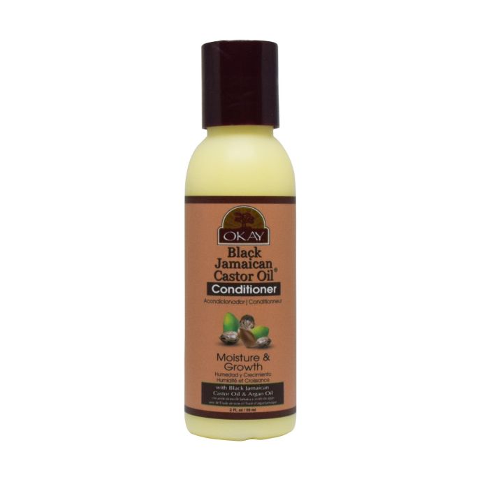 OKAY Black Jamaican Castor Oil Moisture Growth Conditioner 2oz/59ml - supplemynts.com