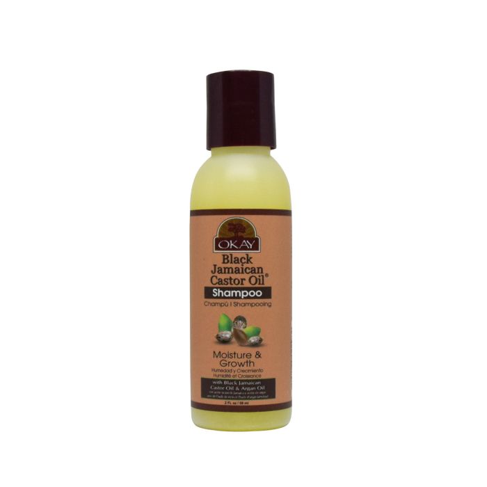 OKAY Black Jamaican Castor Oil Moisture Growth Shampoo 2oz/59ml - supplemynts.com