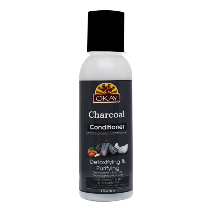 OKAY Charcoal Detoxifying & Purifying Conditioner 2.oz / 59ml - supplemynts.com