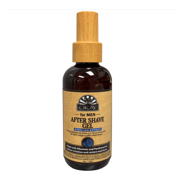 OKAY Men After Shave Gel Cooling Effect 4oz - supplemynts.com