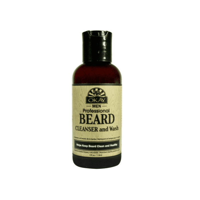 OKAY Men Beard Cleanser and Wash 4oz / 118ml - supplemynts.com