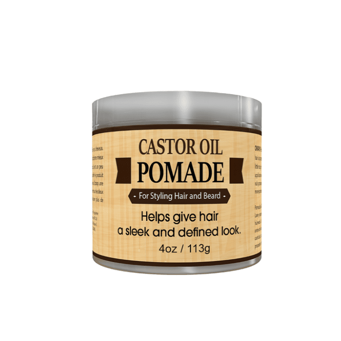 OKAY Men Castor Oil Beard and Hair Pomade 4oz - supplemynts.com