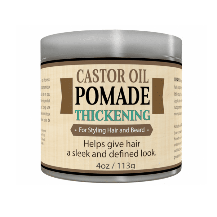 OKAY Men Castor Oil Beard and Hair Thickening Pomade 4.8oz / 113g - supplemynts.com