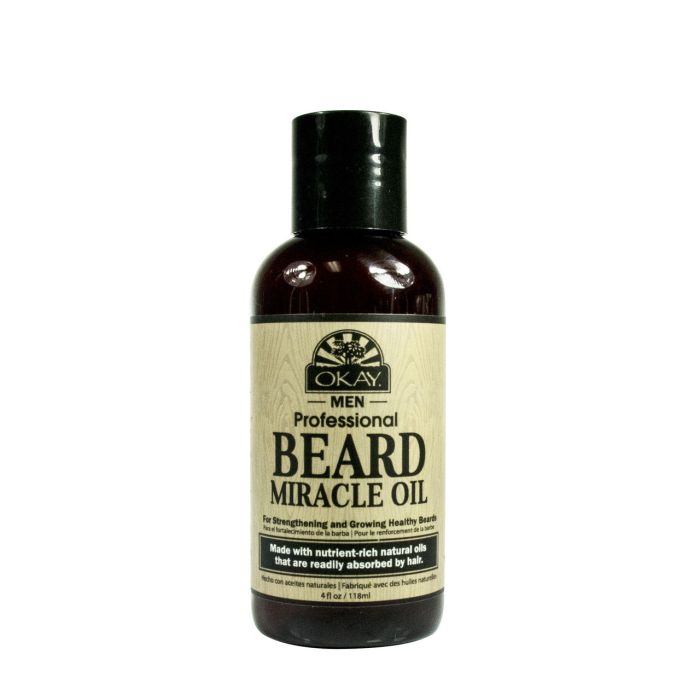 OKAY Men Professional Beard Miracle Oil 4oz / 118ml - supplemynts.com