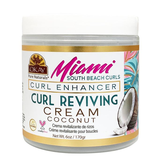 OKAY Miami South Beach Curls Enhancer Curl Revival Cream 6oz/170gr - supplemynts.com