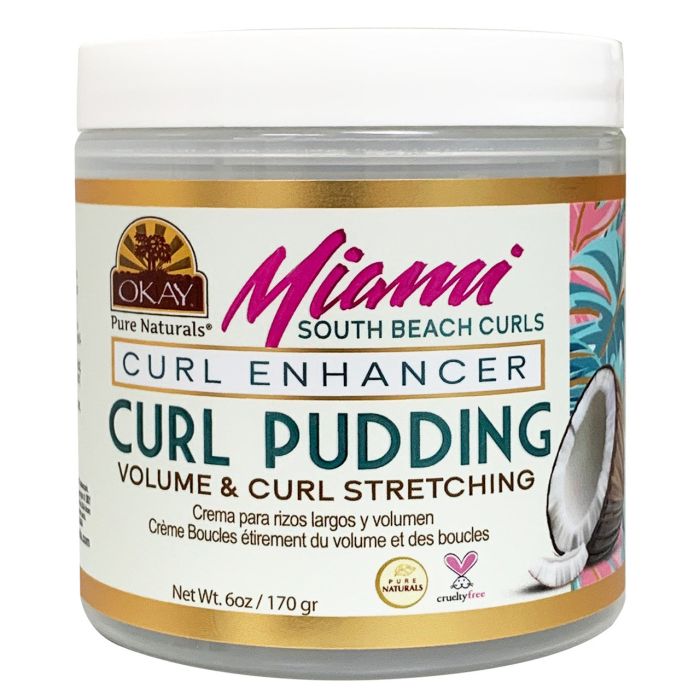 OKAY Miami South Beach Curls Hair Enhancer Curl Pudding 6oz/170gr - supplemynts.com