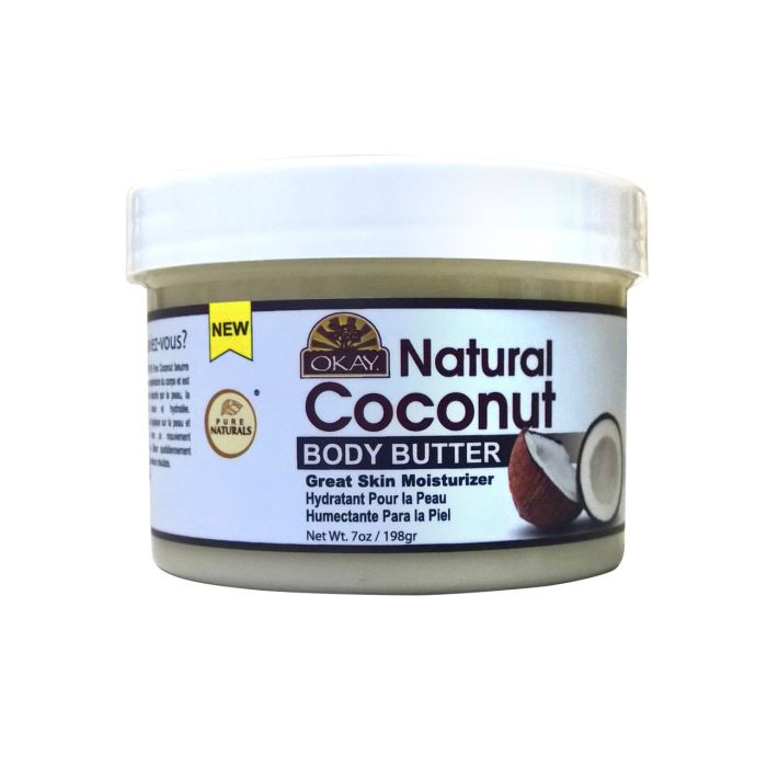 OKAY Pure Naturals All Natural Coconut Butter Smooth 7oz / 198gr - supplemynts.com