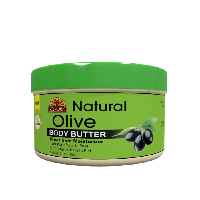 OKAY Pure Naturals All Natural Olive Butter Smooth 7oz / 198gr - supplemynts.com