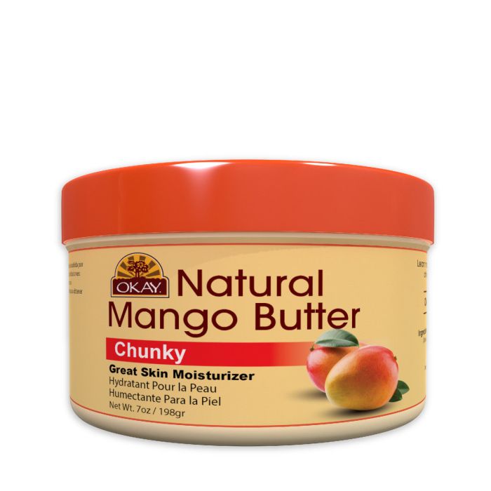 OKAY Pure Naturals All Pure Mango Butter Chunks 8oz / 227gr - supplemynts.com