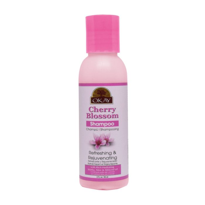 OKAY Pure Naturals Cherry Blossom Shampoo 2oz / 59ml - supplemynts.com