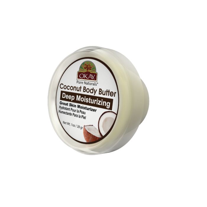 OKAY Pure Naturals Coconut Butter Deep Moisturizing 1oz / 30gr - supplemynts.com