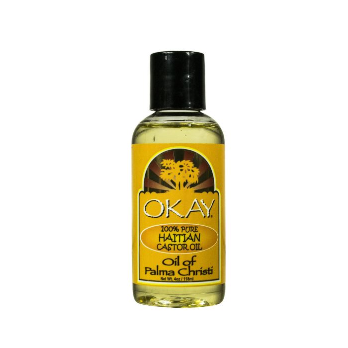 OKAY Pure Naturals Haitian Castor Oil 4oz Palme Christi - supplemynts.com
