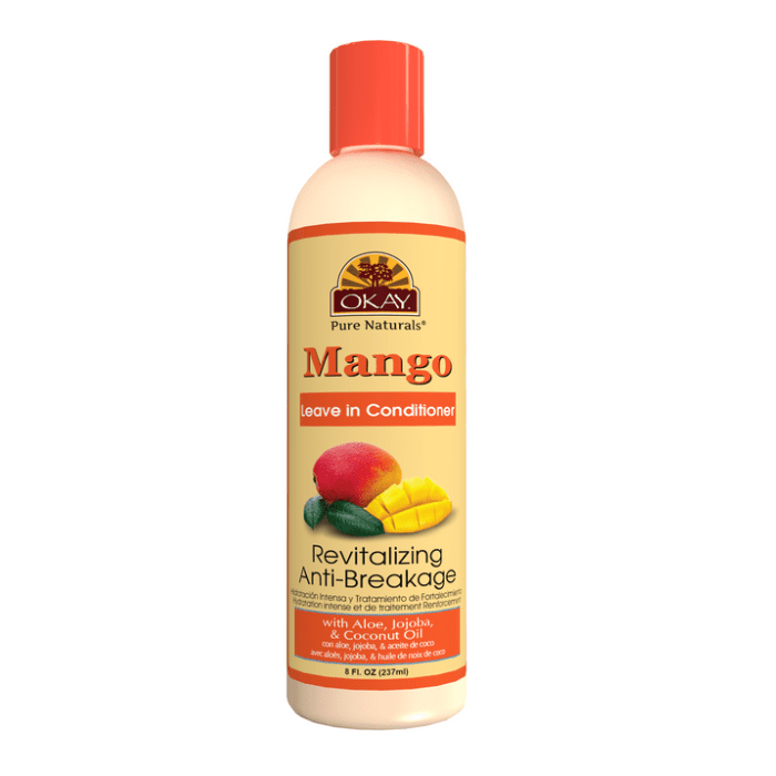 OKAY Pure Naturals Mango Leave In Conditioner 8oz / 237ml - supplemynts.com