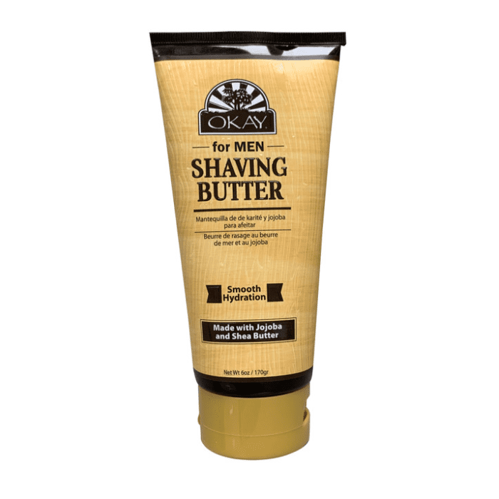 OKAY Pure Naturals Men Shaving Butter 6oz - supplemynts.com