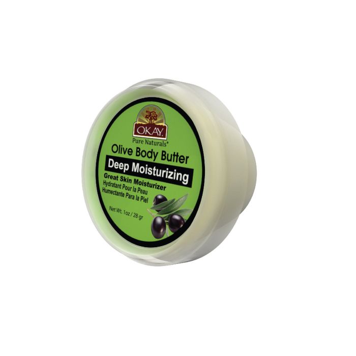 OKAY Pure Naturals Olive Butter Deep Moisturizing 1oz / 30gr - supplemynts.com