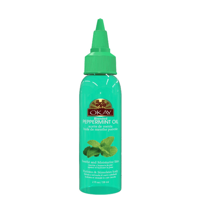 OKAY Pure Naturals Peppermint Oil for HAIR & SKIN 2oz / 59ml - supplemynts.com