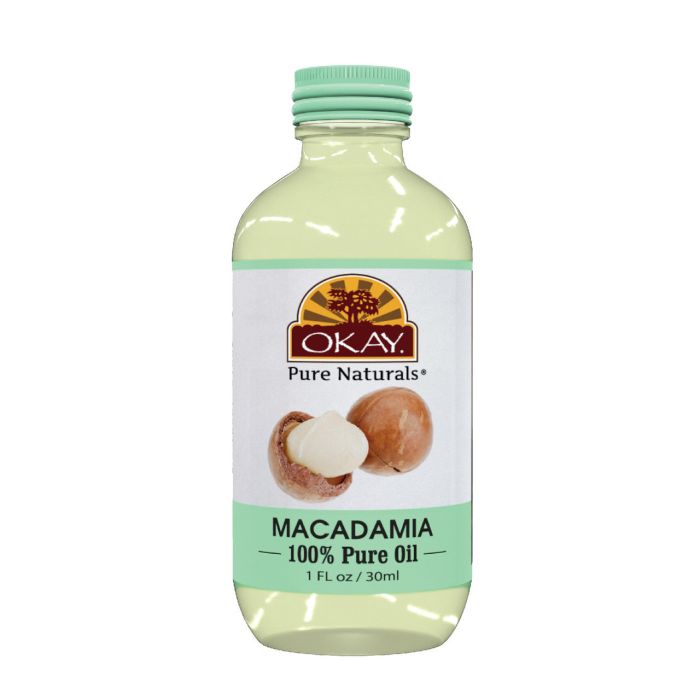 OKAY Pure Naturals Pure Naturals Macadamia Oil 1oz / 30ml - supplemynts.com