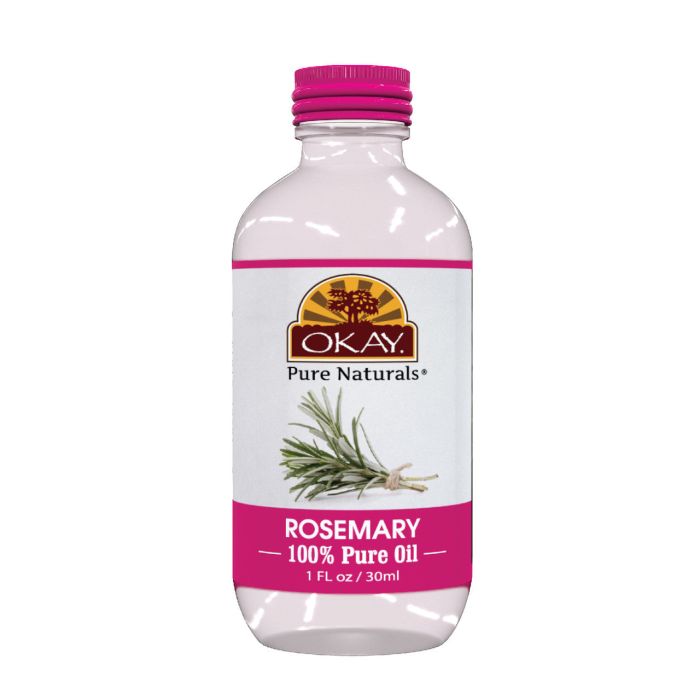 OKAY Pure Naturals Pure Rosemary Essential Oil 1oz / 30ml - supplemynts.com
