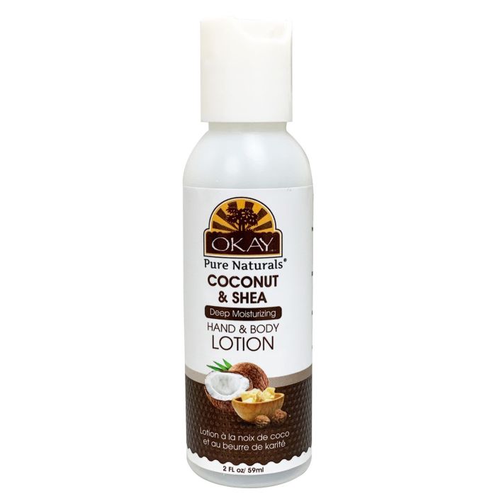 OKAY Pure Naturals Shea & Coconut Body Hand Lotion - supplemynts.com