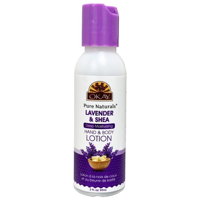 OKAY Pure Naturals Shea & Lavender Body Hand Lotion - supplemynts.com