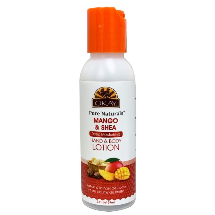 OKAY Pure Naturals Shea & Mango Hand Body Lotion - supplemynts.com