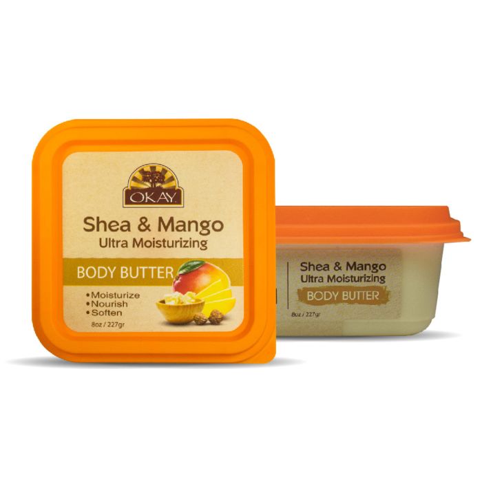 OKAY Pure Naturals Shea Mango Ultra Moisturizing Body Butter 7oz - supplemynts.com