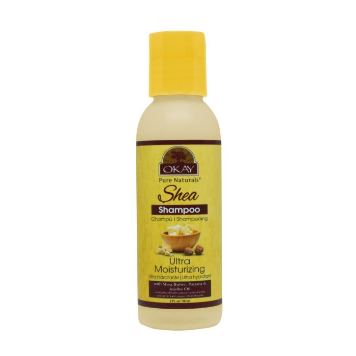 OKAY Pure Naturals Shea Ultra Moisturizing Shampoo 2oz / 59ml - supplemynts.com