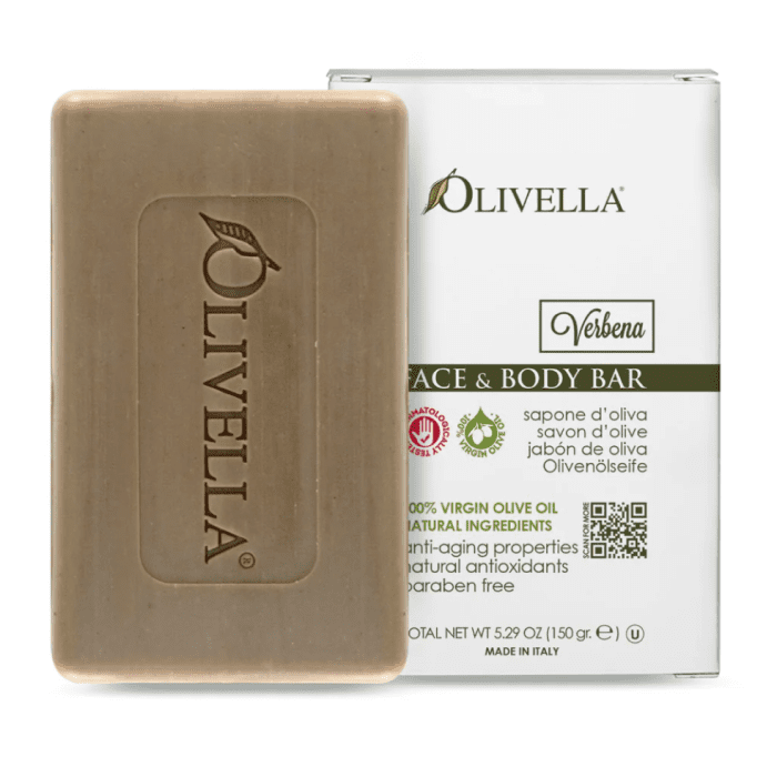 Olivella Face Body Bar Soap 5.12 Oz Virgin Olive Oil Paraben Free - supplemynts.com