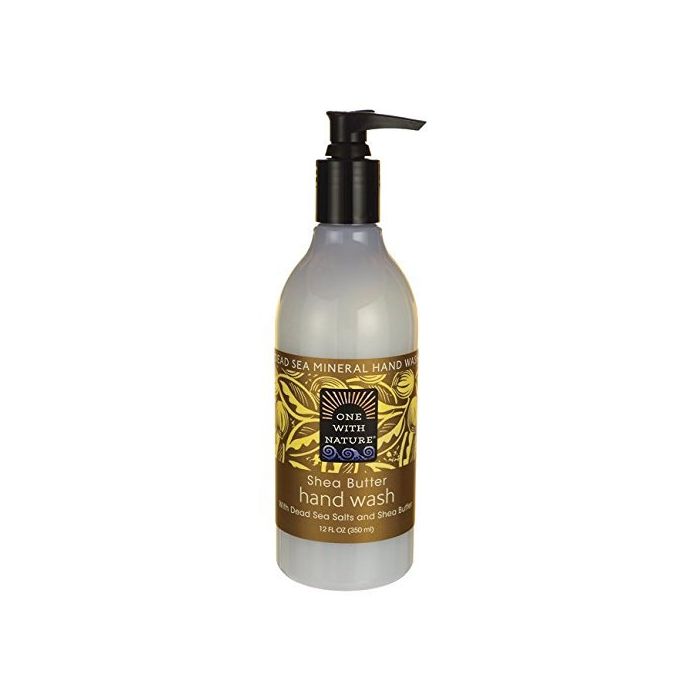 One With Nature Vanilla Shea Hand Wash Dead Sea Minerals 12 oz - supplemynts.com