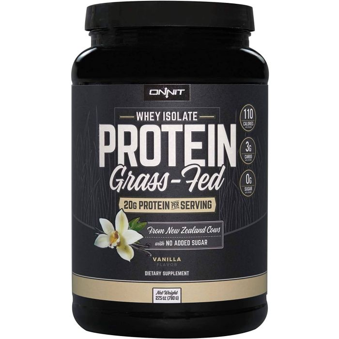Onnit Grass Fed Whey Isolate Protein Flavored Sugar Free Supplement - supplemynts.com