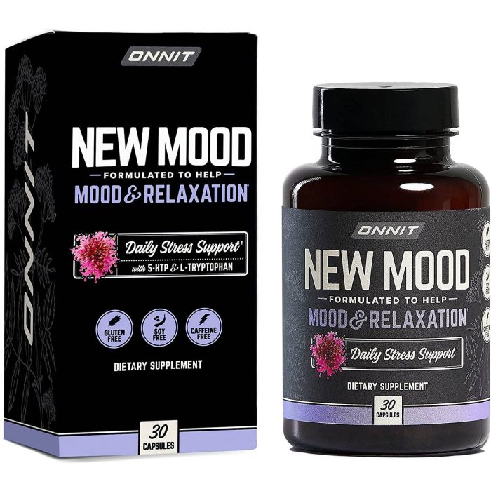 Onnit New Mood Relaxation Daily Stress Supplement 30 Caps Gluten Free - supplemynts.com