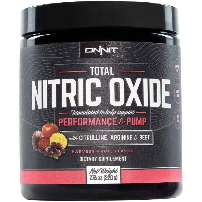 Onnit Total Nitric Oxide Powder Harvest Fruit Flavor 7.76oz Citrulline - supplemynts.com