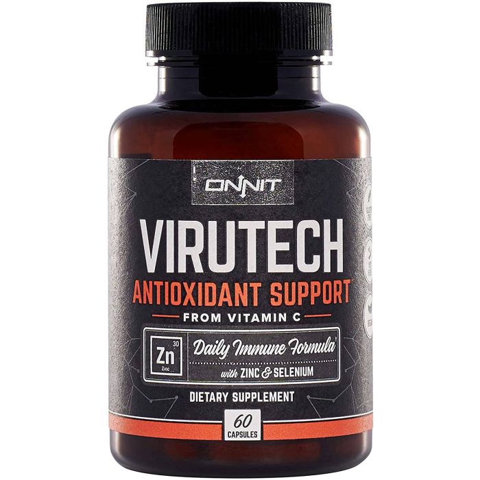 Onnit Virutech Antioxidant Support Vitamin C Zinc Selenium 60 Caps - supplemynts.com