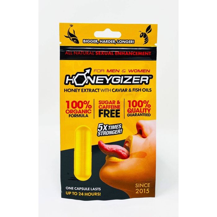 Organic Honeygizer Male Female Enhancement Gold Pill - supplemynts.com