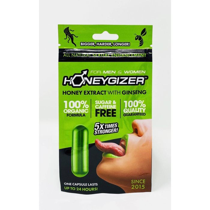Organic Honeygizer Male Female Enhancement Green Pills - supplemynts.com