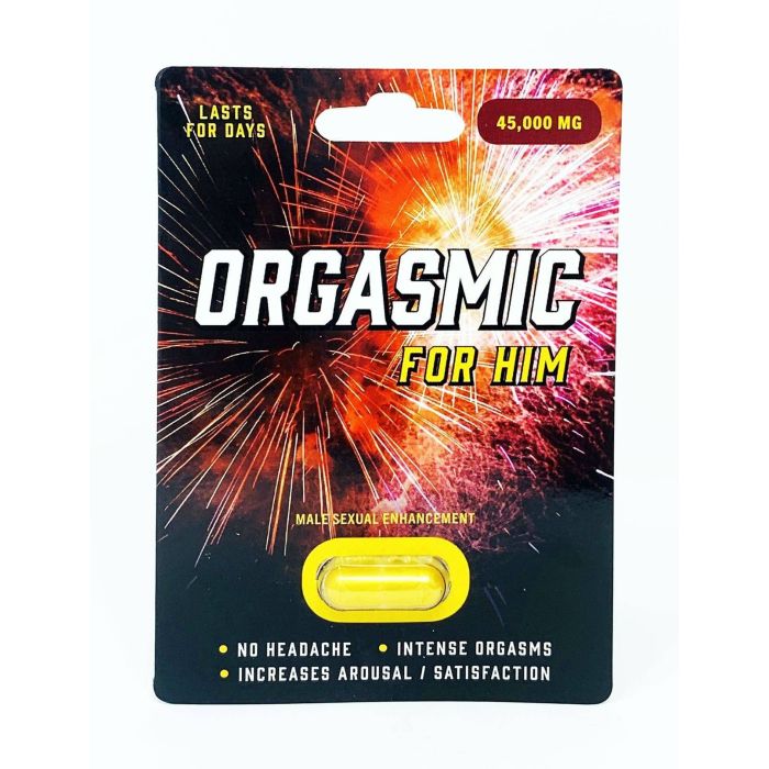 Orgasmic 45000mg Natural Formula Male Sexual Enhancement Gold Pill - supplemynts.com
