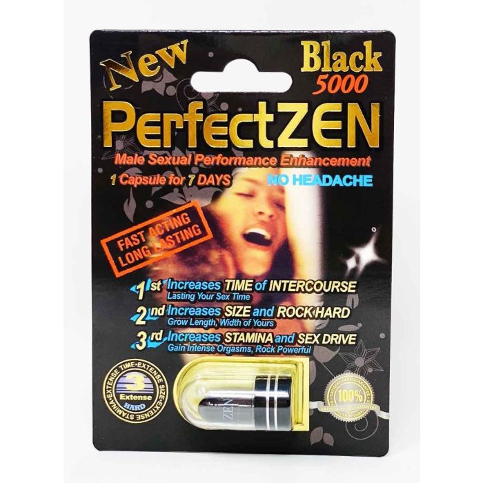 Perfect Zen Black 5000 Sexual Enhancement Pill - supplemynts.com