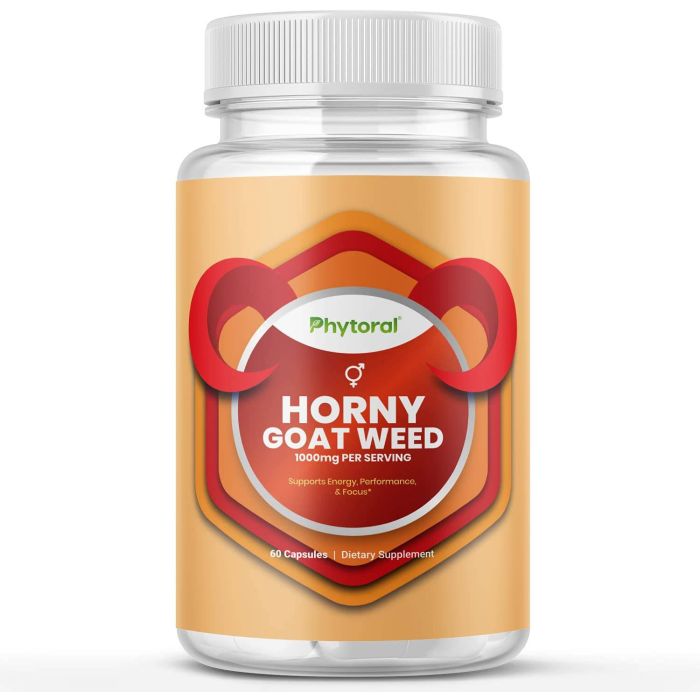 Phytoral Horny Goat Weed Immune Support Supplement 60 Caps - supplemynts.com